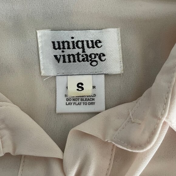 Unique Vintage Transluscent Blouse Small - Picture 4 of 5